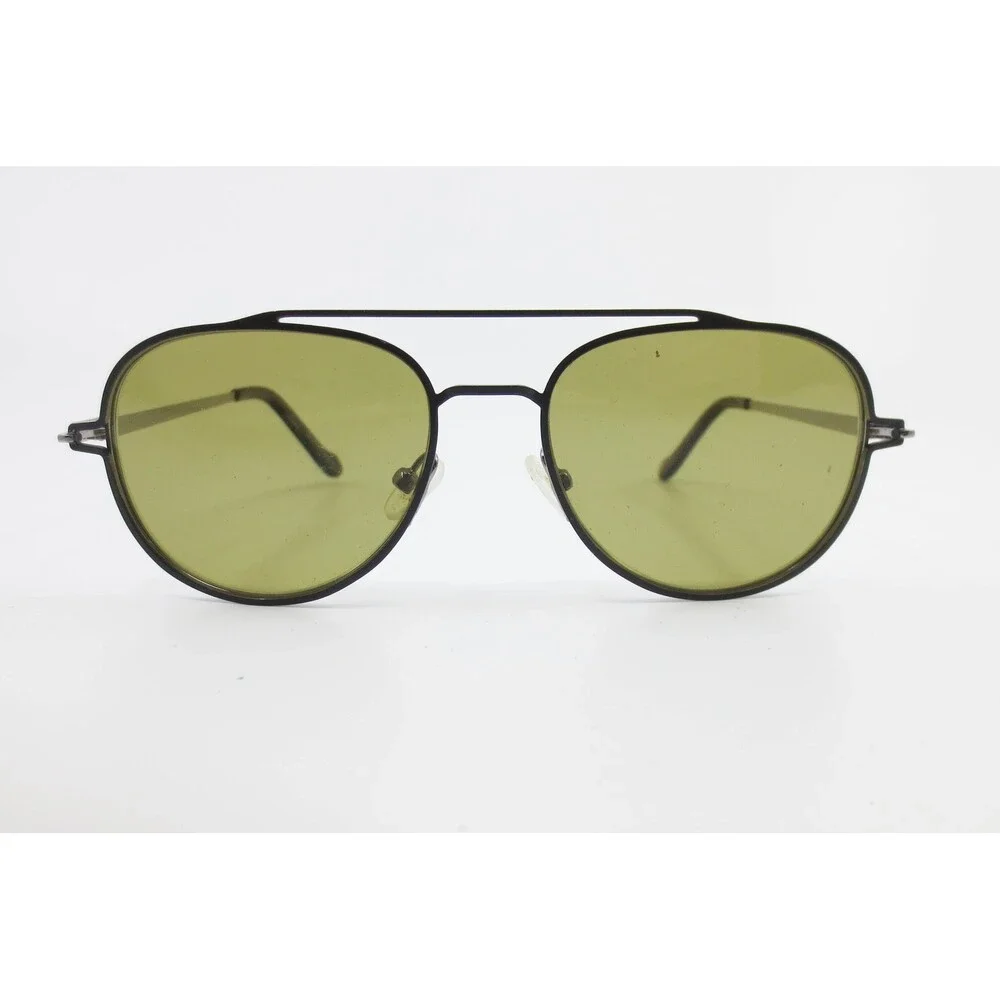Colours by Alexander Julian BAX Aviator Black Metal Eyeglasses Frames 52-17-140